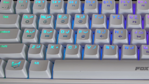 Light Pass Through Keycaps